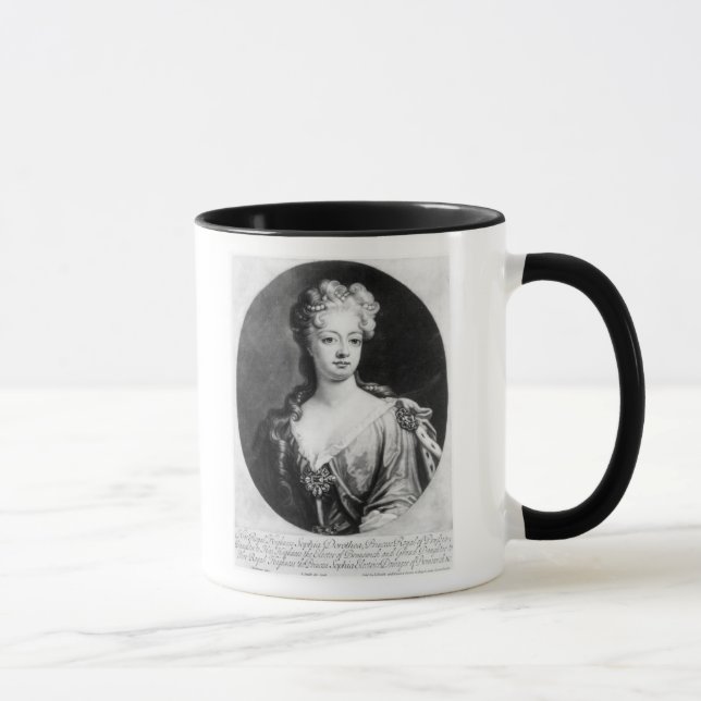 Taza Sophia Dorothea, reina de Prusia (Derecha)
