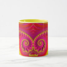 SORCHA ~ CRAZA CALIENTE Fractal 3D ~ Amarillo rojo