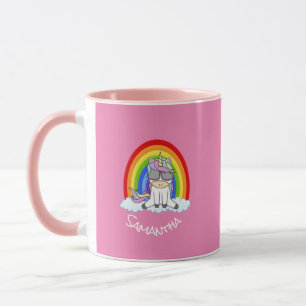 Taza Sorprendente trendy Fiesta unicornio