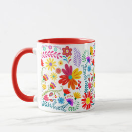 Taza Sorpresa tropical de flores