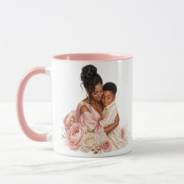 Taza Sostenidos en el Amor: Un Suave Abrazo de Madre e