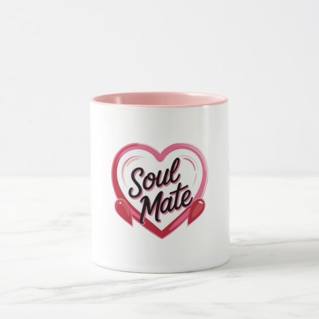 Taza Soul Mate Romantic Love Mug (Centro)