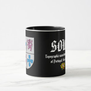 Taza Sousa Surname Arms Mug