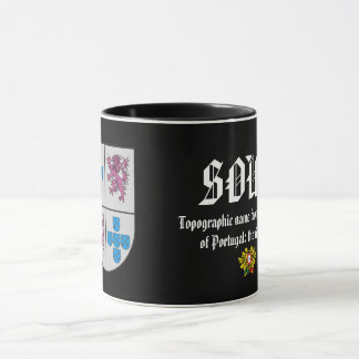Taza Sousa Surname Arms Mug