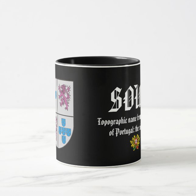 Taza Sousa Surname Arms Mug (Centro)
