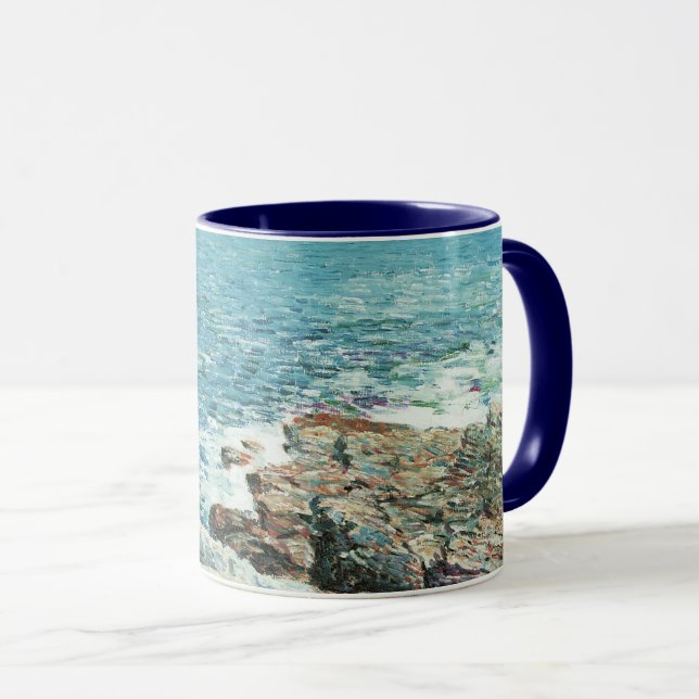 Taza South Ledges, apósito por Frederick Childe Hassam (Anverso derecho)