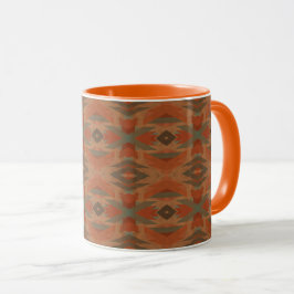 Taza Southwest American Indian Inspired Art Pattern