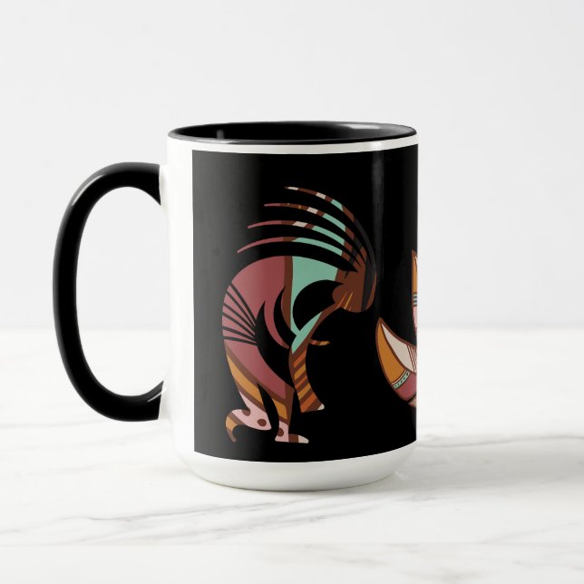 Taza Southwest Feathers Kokopelli (Izquierda)