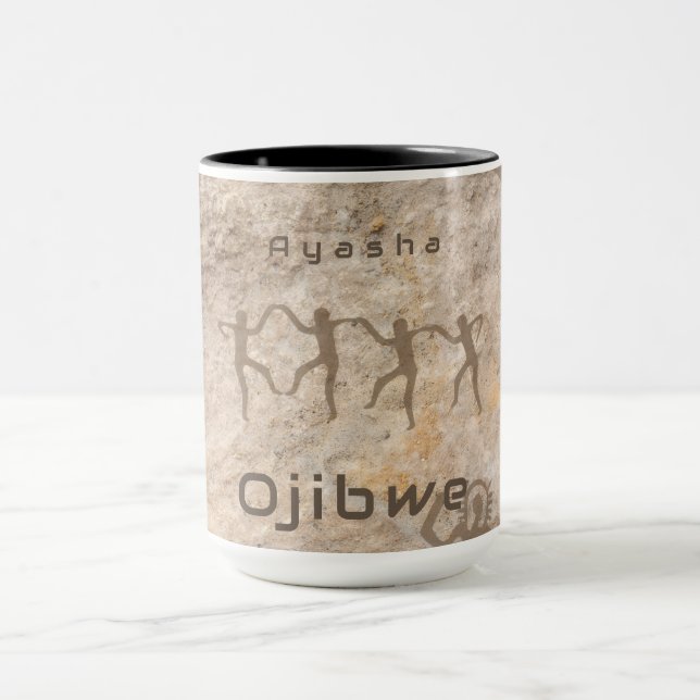 Taza Southwest Petroglyhs Custom Tribe/Name (Centro)