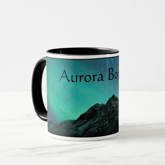 Taza Souvenir de las luces del norte (Anverso izquierdo)