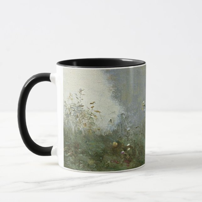 Taza Souvenir de Mortefontaine, 1864 (Izquierda)