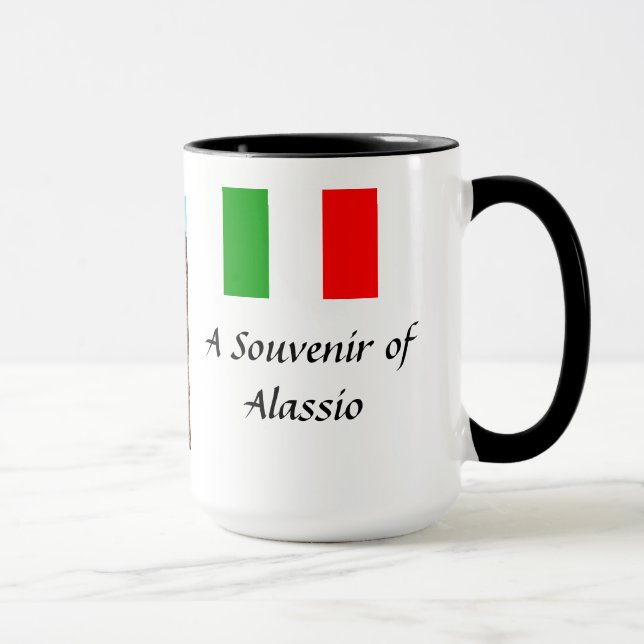 Taza Souvenir Mug - Alassio, Italia (Derecha)