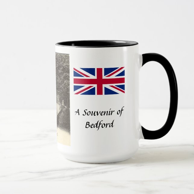 Taza Souvenir Mug - Bedford, Inglaterra (Derecha)