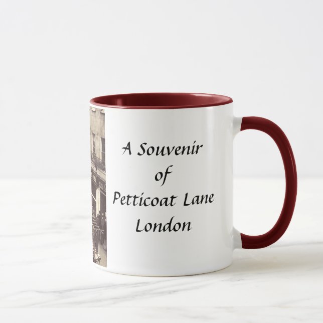 Taza Souvenir Mug - Londres, Petticoat Lane (Derecha)