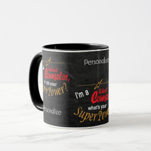 Taza Soy consejero escolar, ¿cuál es tu superpoder?