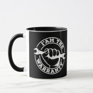 Taza Soy El Abuelo De La Garantía Ingeniero Mecánico Pa