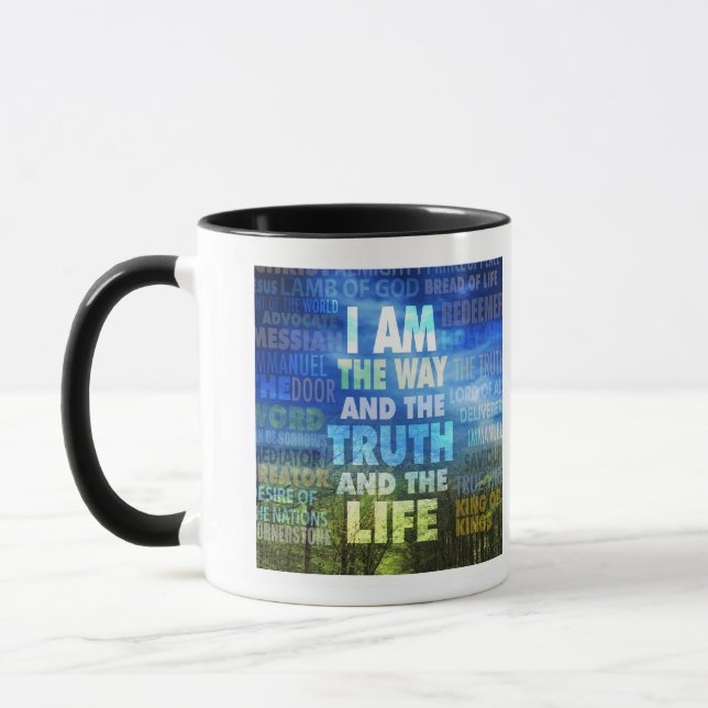 Taza Soy el camino, la verdad y la vida - John 14: (Izquierda)