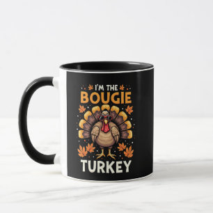 Taza Soy el Divertido Día de Gracias Bougie Turkey