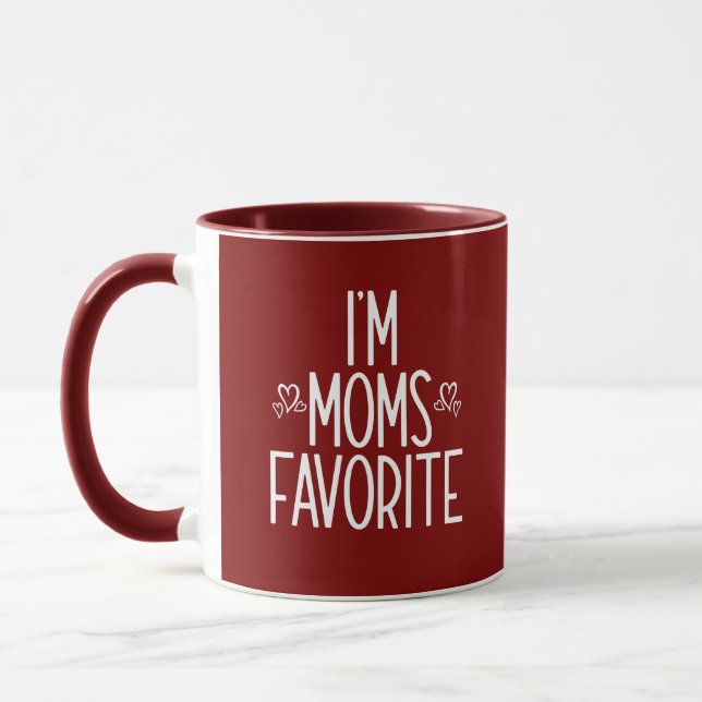 Taza Soy el favorito de mamá (Izquierda)