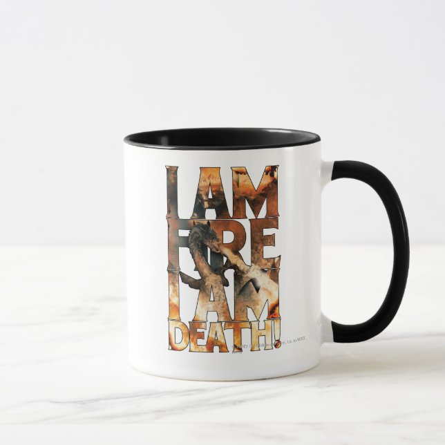 Taza ¡Soy El Fuego, Soy La Muerte! (Derecha)
