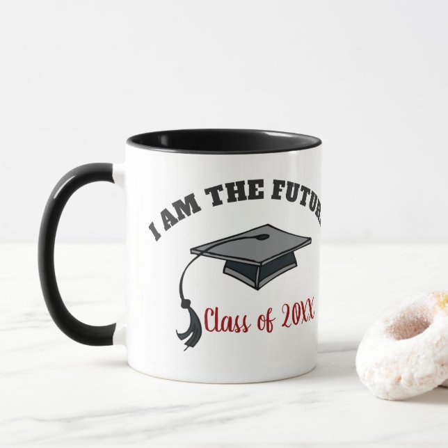 Taza Soy el futuro - Clase de 2018 (Con donut)