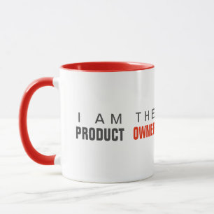 Taza Soy el propietario del producto agile mug