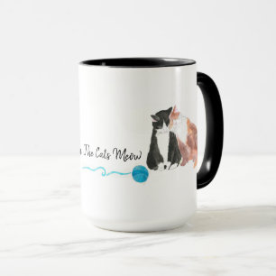 Taza Soy el tonto envuelto del gato en torno a la peluc