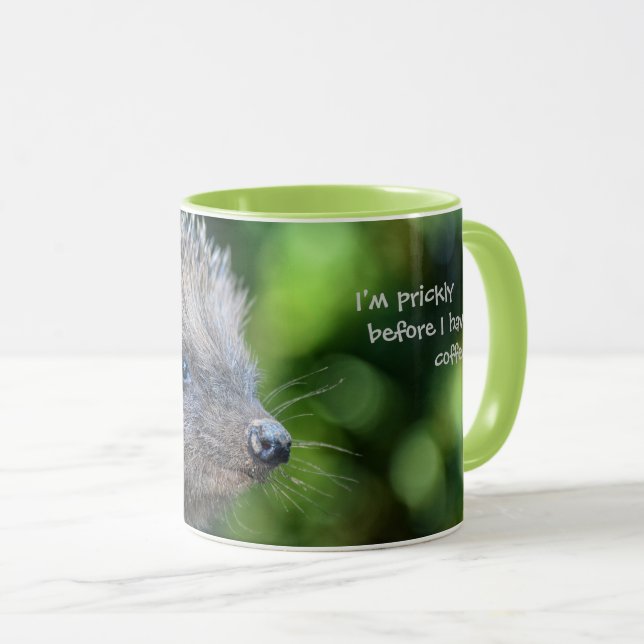 Taza Soy espinosa antes de tomar café (Anverso derecho)