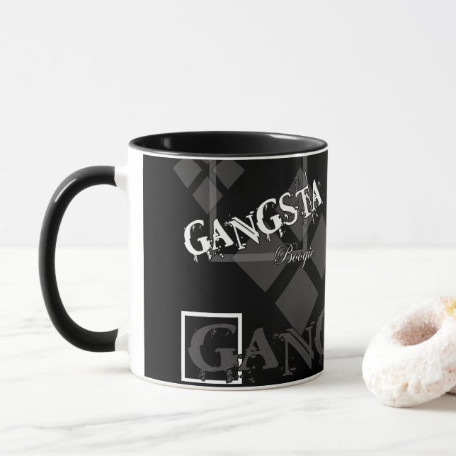Taza Soy Hip Hop - BOOGIE de GANGSTA (Con donut)