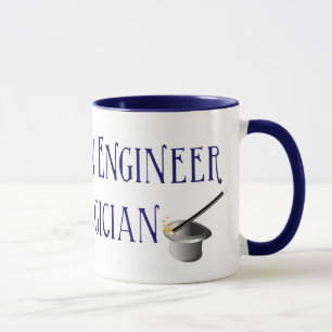 Taza Soy ingeniero no un mago