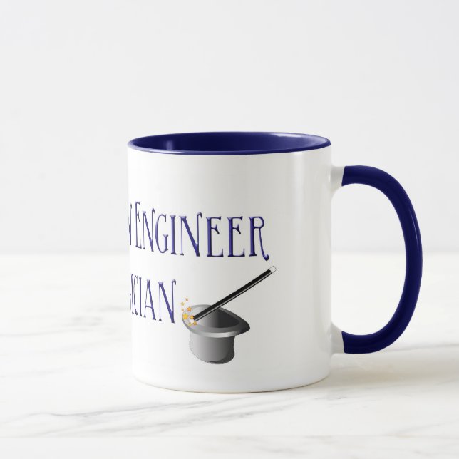 Taza Soy ingeniero no un mago (Derecha)