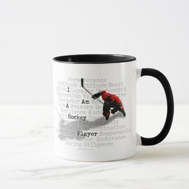 Taza Soy jugador de hockey (Derecha)