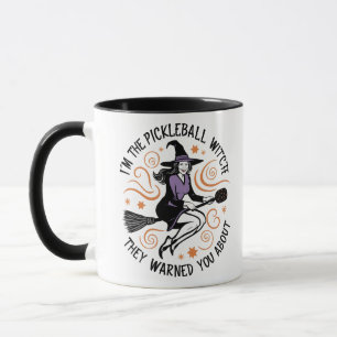 Taza Soy la Bruja de las Pickleball Te advirtieron sobr
