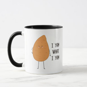 Taza ¡Soy Lo Que Soy! Impresionante yam vegetable pun