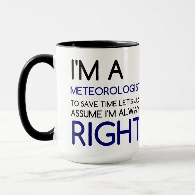 TAZA SOY METEOROLOGISTA (Izquierda)