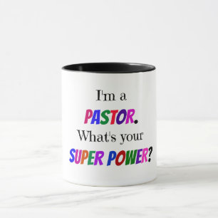 Taza Soy pastor. ¿Cuál es tu superpoder?