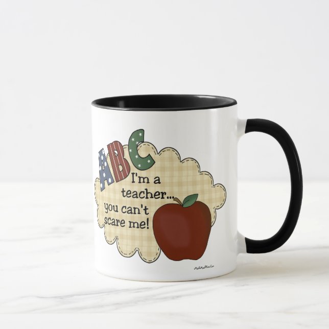 Taza Soy profesor… que usted no puede asustarme (Derecha)