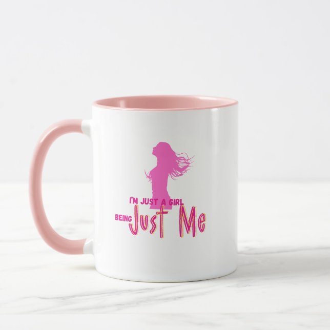 Taza soy solo una chica (Izquierda)