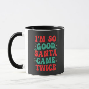 Taza Soy tan buena Santa Came dos Navidades divertida