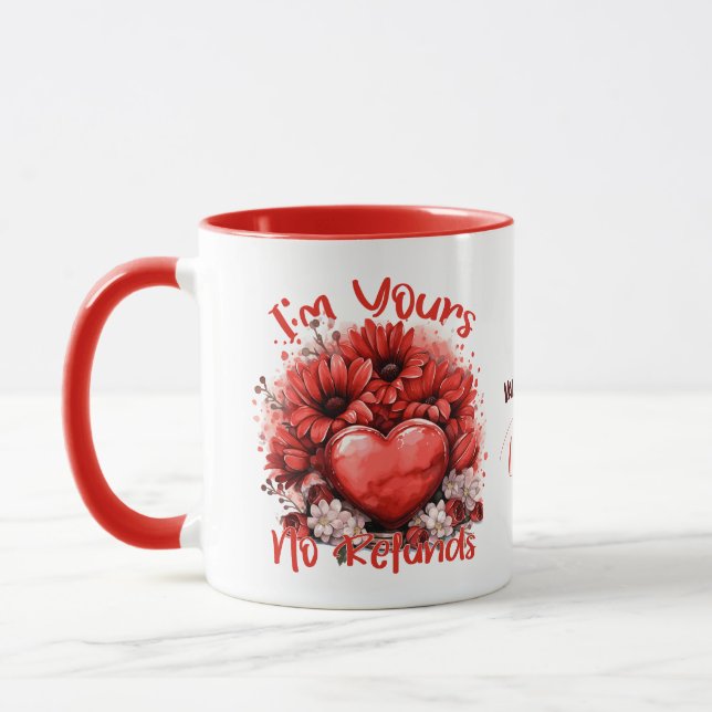 Taza Soy tu El día de San Valentín de reembolso Coffee  (Izquierda)