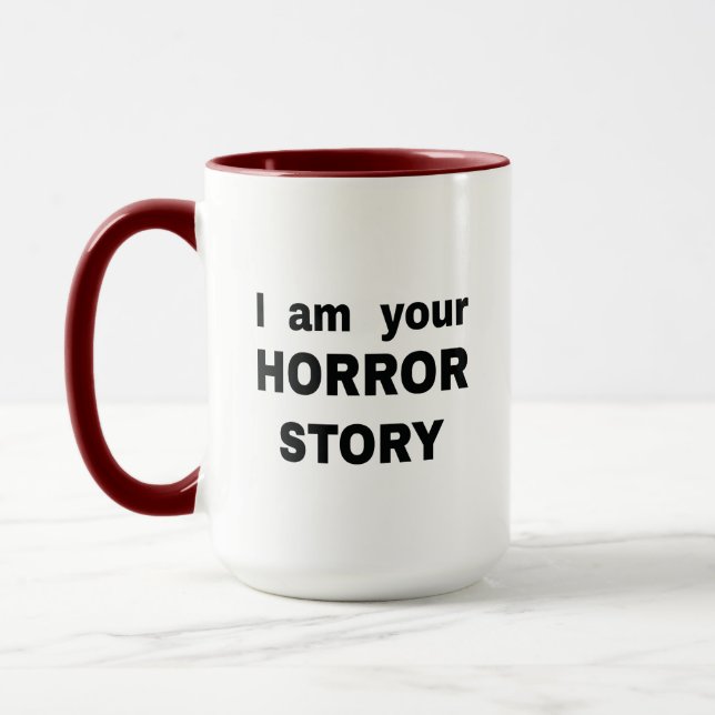 Taza Soy tu historia de terror  (Izquierda)