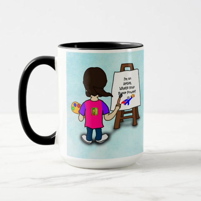 TAZA SOY UN ARTISTA. ¿CUÁL ES TU SUPERPODER? (Izquierda)