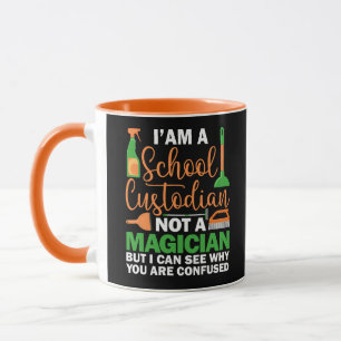 Taza Soy un conserje escolar, no un mago conserje