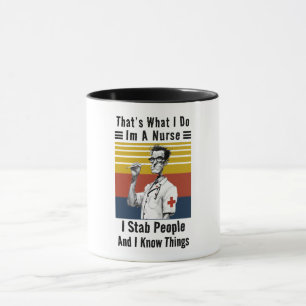 Taza Soy un enfermero de la peluquería