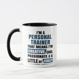 Taza Soy un entrenador personal