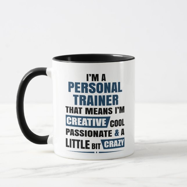 Taza Soy un entrenador personal (Izquierda)
