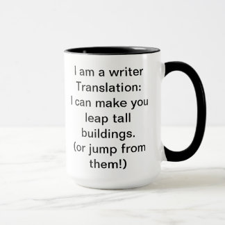 Taza Soy un escritor