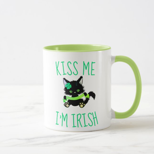 Taza Soy un gato irlandés (Derecha)