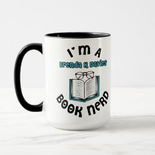 Taza Soy un genio del libro de Brenda K Davies