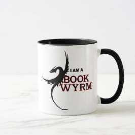 Taza Soy un libro Wyrm (un lado impreso)